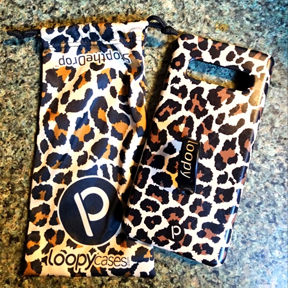 Samsung S10+ Leopard Loopy Case